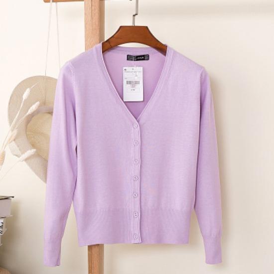Export Loose Sweaters, Knitted Tops, Women's Cardigans, Thin Long-sleeved Coats for Spring and Autumn