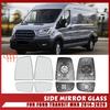 For Ford Transit Mk8 2014- 150 250 350 Tourneo T Series Pair Left Right Door Side Wing Mirror Glass Exterior Convex Upper Clear