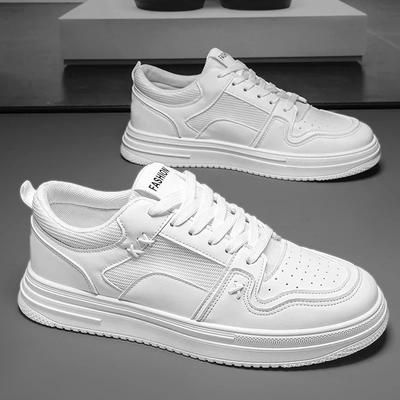 New Men's Comfortable Outdoor Sports Shoes Summer Mesh Shoes Summer Mesh Breathable Small White Shoes Board Shoes Fashion Shoes