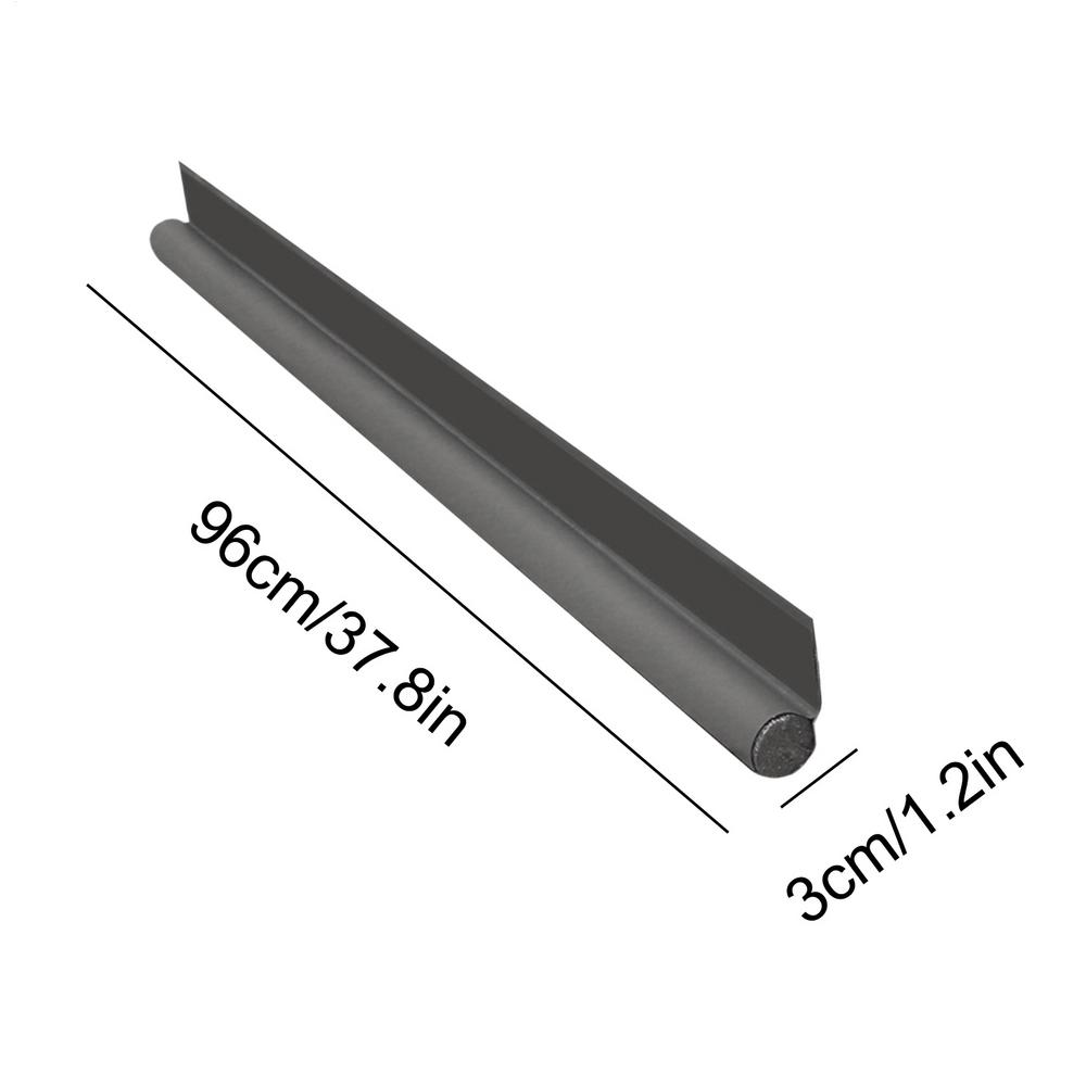 96x8x3cm Under Door Noise Stopper Door Wind Stopper Sound Blocker Gap Filler Multipurpose Self-adhesive Door Draft Stopper
