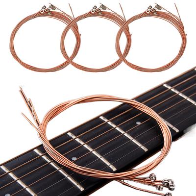 1/2set Copper Guitar Strings Guitar Part Accessories Replacement Guitar Strings Classic Steel Wire Classic Acoustic Guitar TMZ