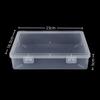 Large Transparent Rectangular Hardware Storage Box with Lid - PP Plastic Tool Accessories Organizer