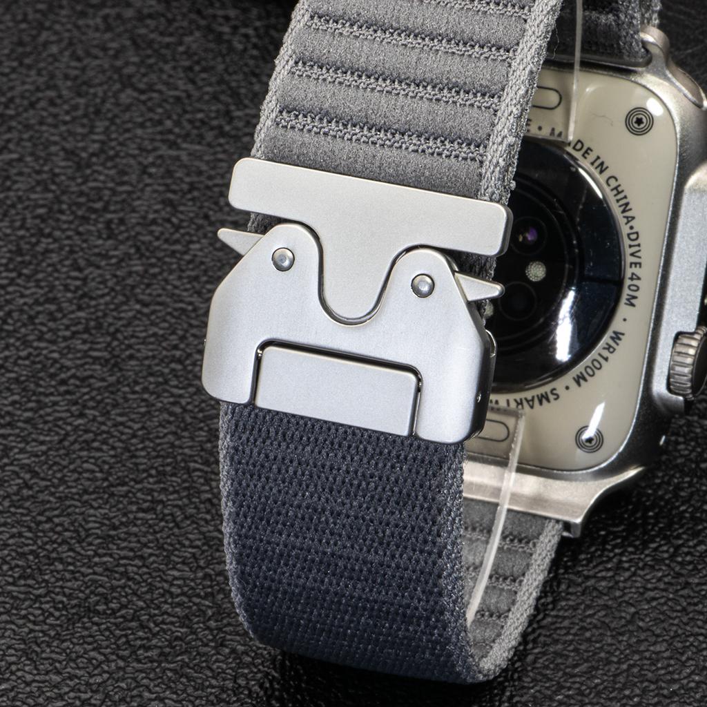 Alpine Loop Band for Apple Watch Strap 49mm 46mm 45mm 44mm 42mm 41mm 40mm Nylon Sport Loop Iwatch Series SE 10 9 8 7 6 5 Ultra 2