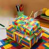 Mini Bouwcadeaupapier Voor Feestdecoratie Met Decoratieve Buitenkant Voor Vieringen