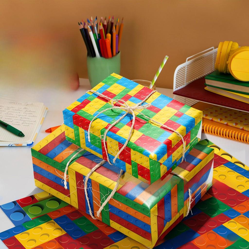 Mini Bouwcadeaupapier Voor Feestdecoratie Met Decoratieve Buitenkant Voor Vieringen