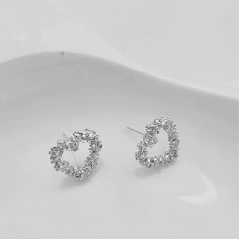 

New Personalized Punk Style Hollow Heart Earrings, Women s Fashion Simple Design Holiday Party Accessories Gifts