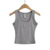YPFF Trendy European and American Style Women's Slimming Cotton Ribbed Camisole