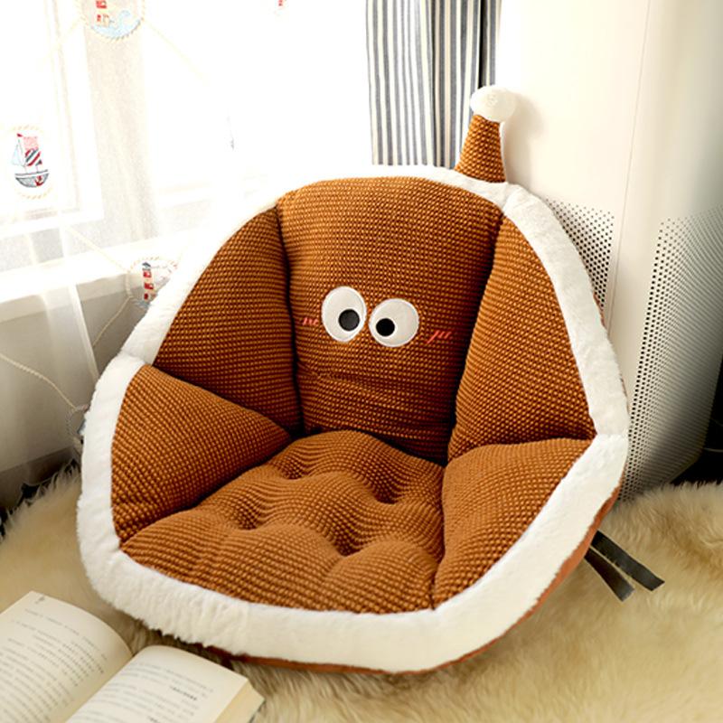 Cartoon Backrest Cushion Ergonomic Rush Cushion for Long Sitting Thick Soft Cushion Children Sofa for Bay Window