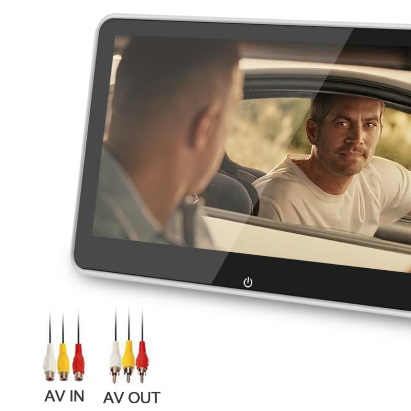Εξωτερική οθόνη αφής MP5 Εμφάνιση προσκέφαλου αυτοκινήτου Universal πίσω σύστημα ψυχαγωγίας