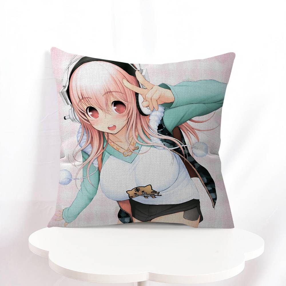 S-Super S-Sonico Наволочки Домашний Постельный Декор Наволочка Декоративная Свадьба Супер Мягкая Наволочка 16x16Inch
