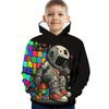 Felpe Casual a Manica Lunga con Stampa Cool Gamepad per Ragazzi Felpa da Ragazzo Autunno Primavera Felpa con Cappuccio Tops Abbigliamento Colorato da Esterno per Bambini
