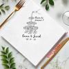 20Pcs Custom Cheers To Forever Wedding Napkins Engagement Party Napkins Champagne Tower Napkin Bachelorette Party Decoration
