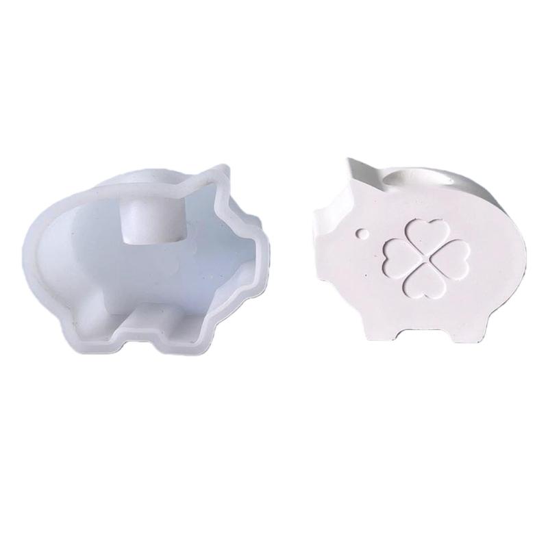 

Pig Shape Silicone Candle Holder Mold Silicone Candlestick Molds For Epoxy Resin Making Candle Soap Festival Decoration
