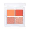 Eyeshadow Palette, 4-Color Palette, Thai Cosmetics, Eyeshadow, Eyeshadow Base, Matte, Glitter (#01 Gone with the Wind)
