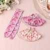 For 17cm Labubus Doll Clothes Accessories Sweet Floral Dress With Headband