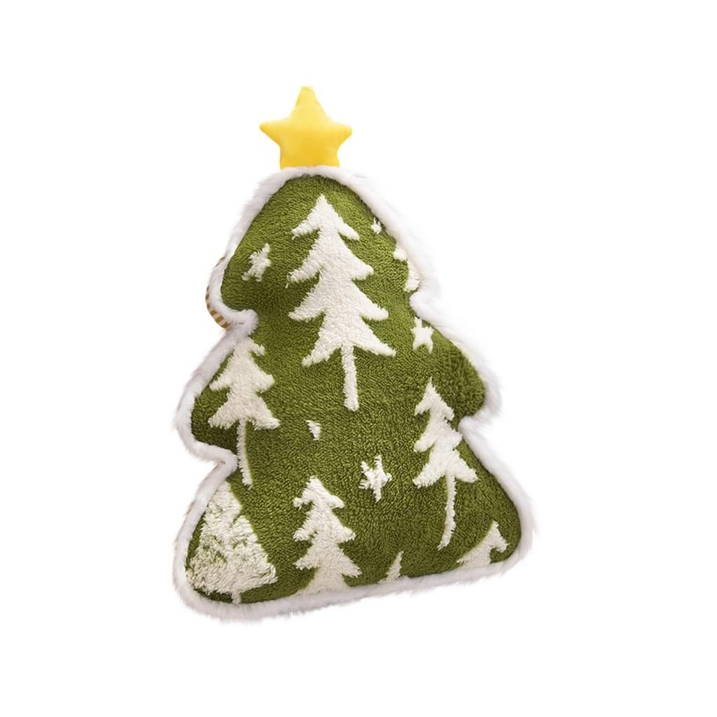 Cute Christmas Tree Plush Doll Pillow, A Decorative Cushion For Holiday Ambiance