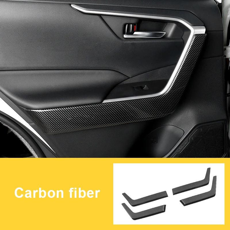 For Toyota RAV4 XA50 -   2024 Interior Car Door Armrest under Frame Strips Decoration Cover Trim ABS Accessories