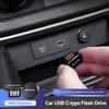 WOOY7 Metal USB Type C Flash Drive Music Player Dash Cam Car USB Device For Mercedes Benz AMG GLC W203 W206 W220 W205 W211 W212 W201