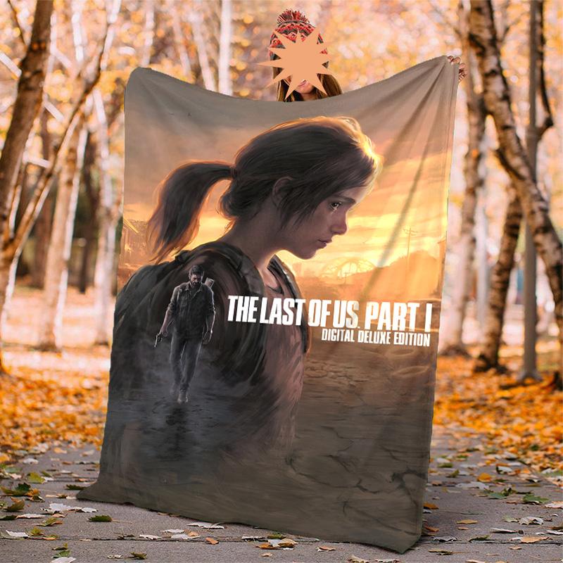 Lost Flannel Blanket Soft Warm All-Season Throw, Design for Camping, Car Travel, Hiking Sofa, Bed, Office Perfect Gift for Parties