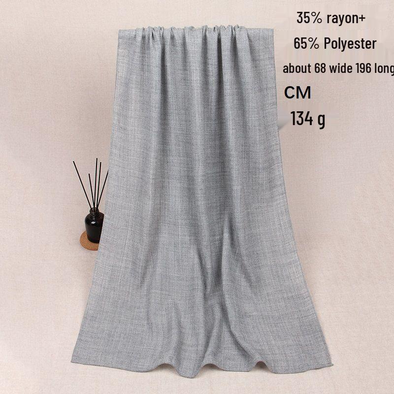 Pure White Medium-Thickness Soft Skin-Friendly Unisex Scarf Shawl