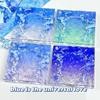 Ocean Wave Photo Frame Badge Storage Case Holder Acrylic Water Wave Photo Organizer Desktop Decor Ornaments Anime Lover Gifts