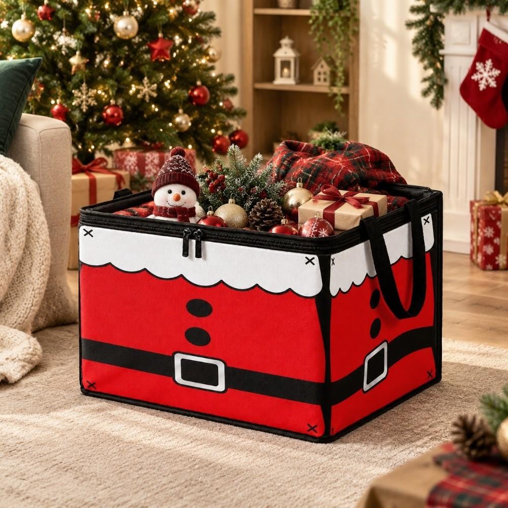 Large Capacity Christmas Storage Bins Laundry Clothes Organizer for Bedroom Office Home