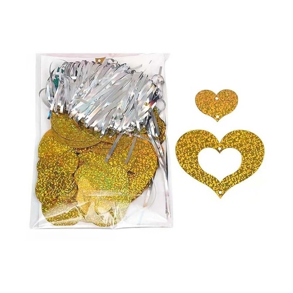 Laser Sequin Valentine's Day Love Pulling DIY Love Heart Hanging Curtain  Couple Anniversary