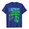Attack Of The Vegan Zombies Vegetarian Halloween T-Shirt Cotton Man Top T-Shirts Custom Tops Tees Camisa
