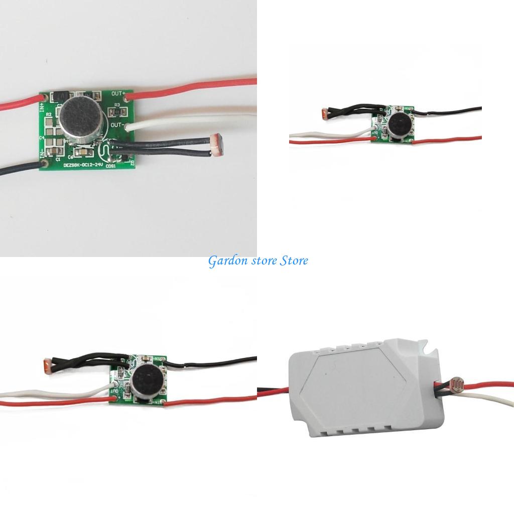 B0KB DIY for Time Delay Switch Module Controlled by Sound and Light DC3V-30V for Smart Light Control Switch Sound Activated S
