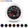 Dynoracing 2'' 52mm 12V Oil Temp Gauge Celsius 7 Colors Pointer Oil Temperature Meter With Stepper Motor