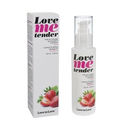 Wärmendes Massageöl Love To Love LOVE ME TENDER Erdbeere 100 ml (SO1389)