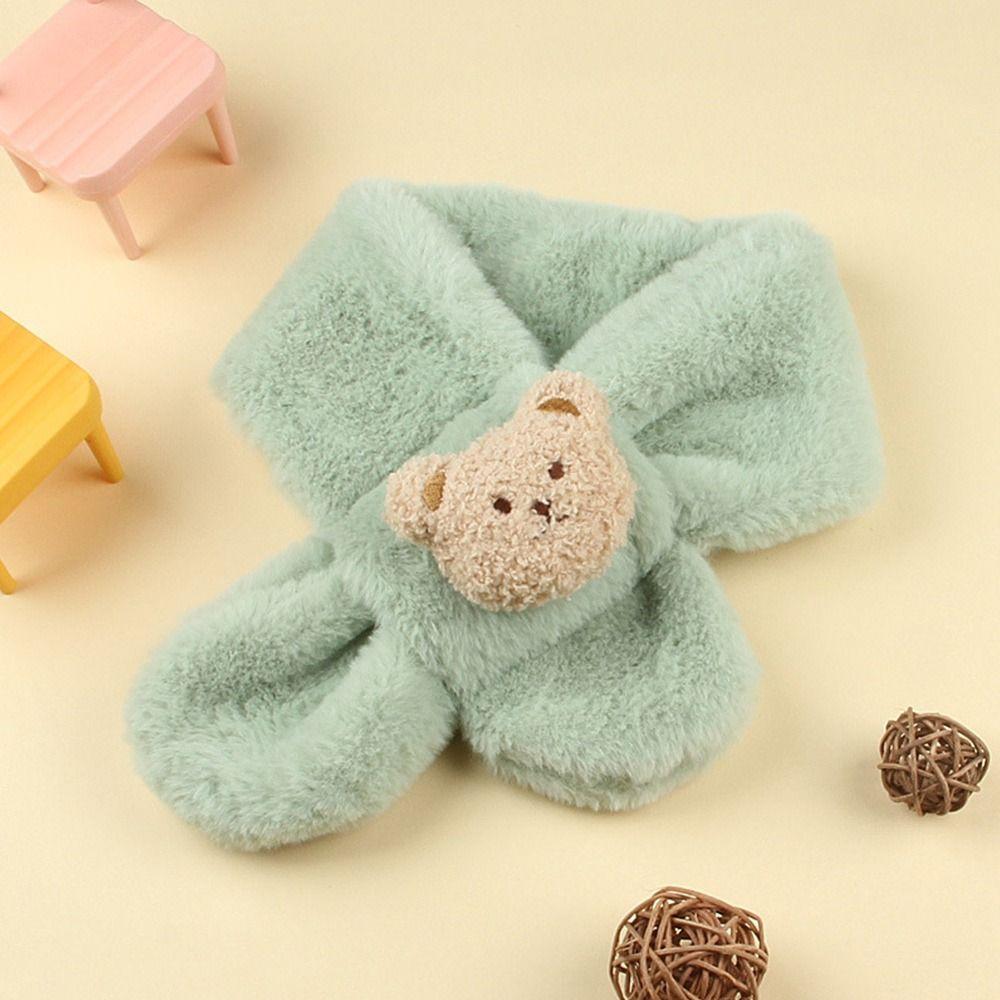 Warm Kids Winter Scarf Thick Plush Scarf Fashion Neck Warmer  Baby Boys Girls