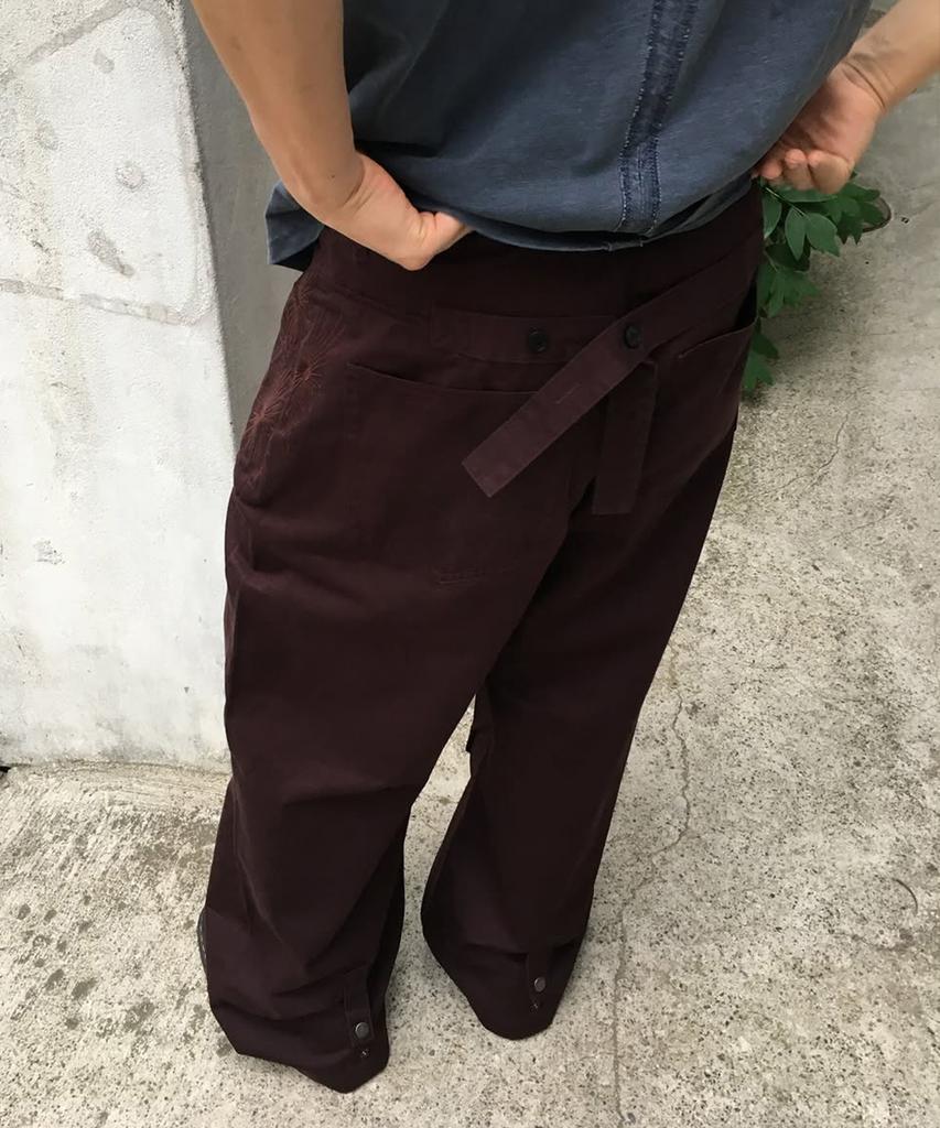 INTEMPOMOOD Fireworks Wide Pants_Burgundy