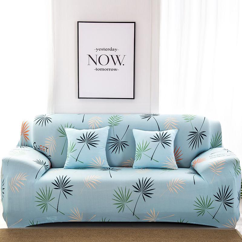 Capa de sofá de 1/2/3/4 L Seater Slipcovers Stretch Sofá Caso Impresso