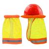 Sicherheitshelm mit Nackenschutz Reflektierender Schirm für Bauhelme Reflektierende Kappe Abdeckung für Outdoor-Bauhelme Schutz