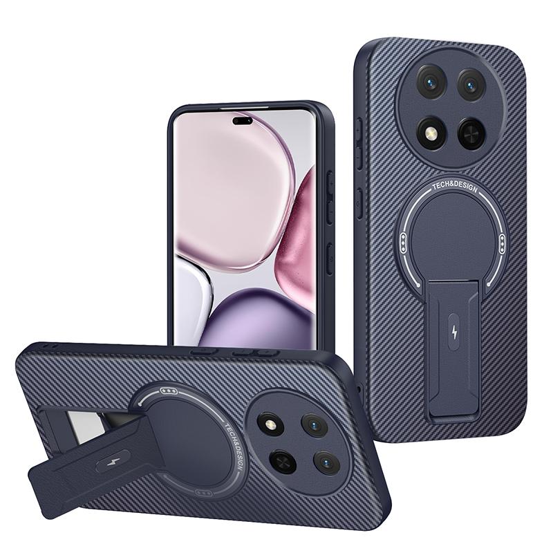 For Honor X60 Pro Folding Stand Magnetic Holder Phone Cover For Honor X60 Pro 5G Shockproof Lens Protection Silicone Case Funda