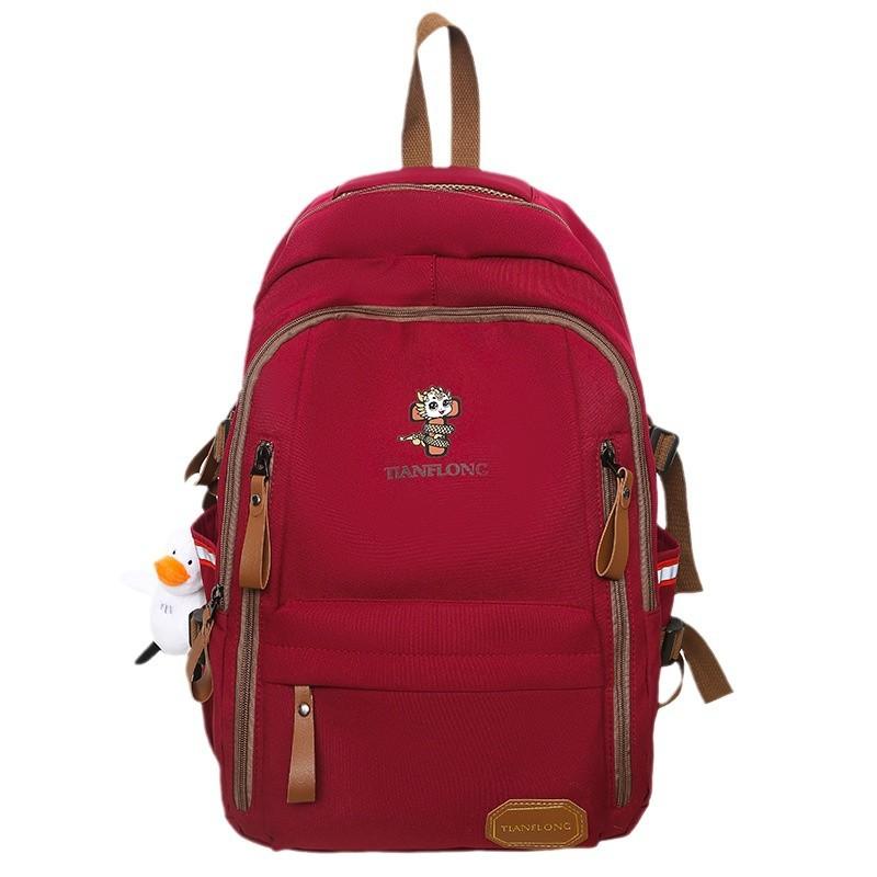 Schoolbag Children Elementary School Students Girls College Students Junior High School Students High School Boys Large Capacity Backpack