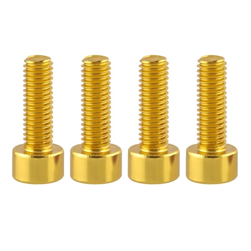 4pcs Road Bike Water Bottles Cage Bolt Bike Water Holder Fixed Screw Air Pumps Brackets Bolt Accessories