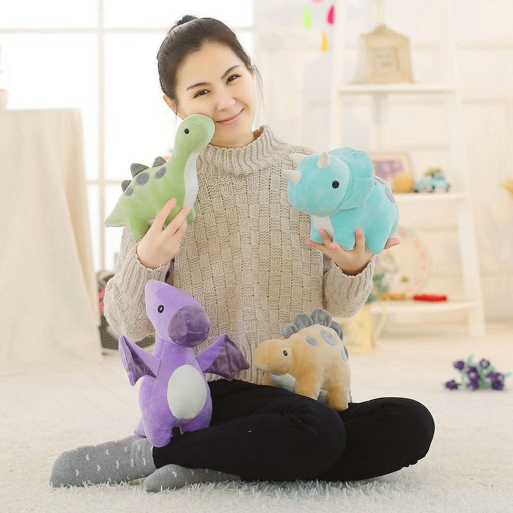 Bambola Giocattolo Dinosauro Cuscino Peluche Dinosauri Kawaii Regalo Peluche Assortimento Grande Set per Bambino Decorazione Casa
