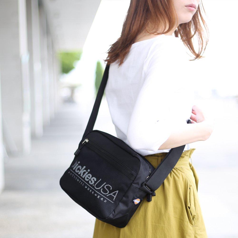 SPLOGO USA taška přes rameno s dwears Nálepka Sacoche Messenger Bag Cestovní taška Mini velikost přes rameno sedí [Dickies] (Jeden Most, Blacku)
