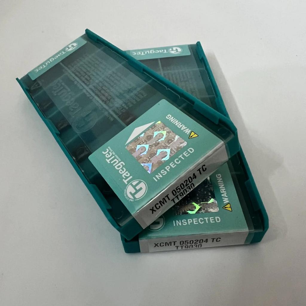 TaeguTec / XCMT050204TC TT9030 /Original Genuine CNC Alloy Blade 10 PCS