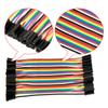 5 PCS 40 Pin Female to Female Dupont Wire Colorful Breadboard Jumper Wires  for Raspberry PI