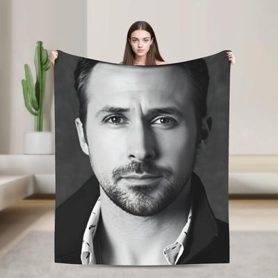 Ryan Gosling Flannel Blanket Girl  Warm Throw Blanket Spring Couch Chair Bedspread Sofa Bed Cover