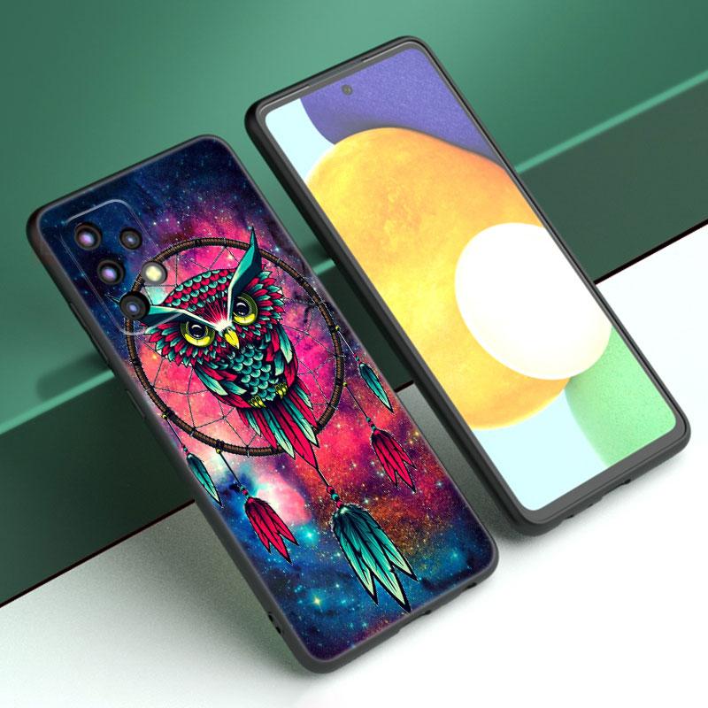 Lovely Animal Owl Phone Case For Samsung A13 A22 A24 A32 A23 A25 A34 A35 A52S A53 A54 A55 A73 5G A12 A14 A15 A31 A33 A50 A51 A72
