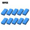 5/10/20pcs Car Ceramic Coating Sponge Applicator Glass Nano Sponges Automobile Blue Square Sponge And Cloth