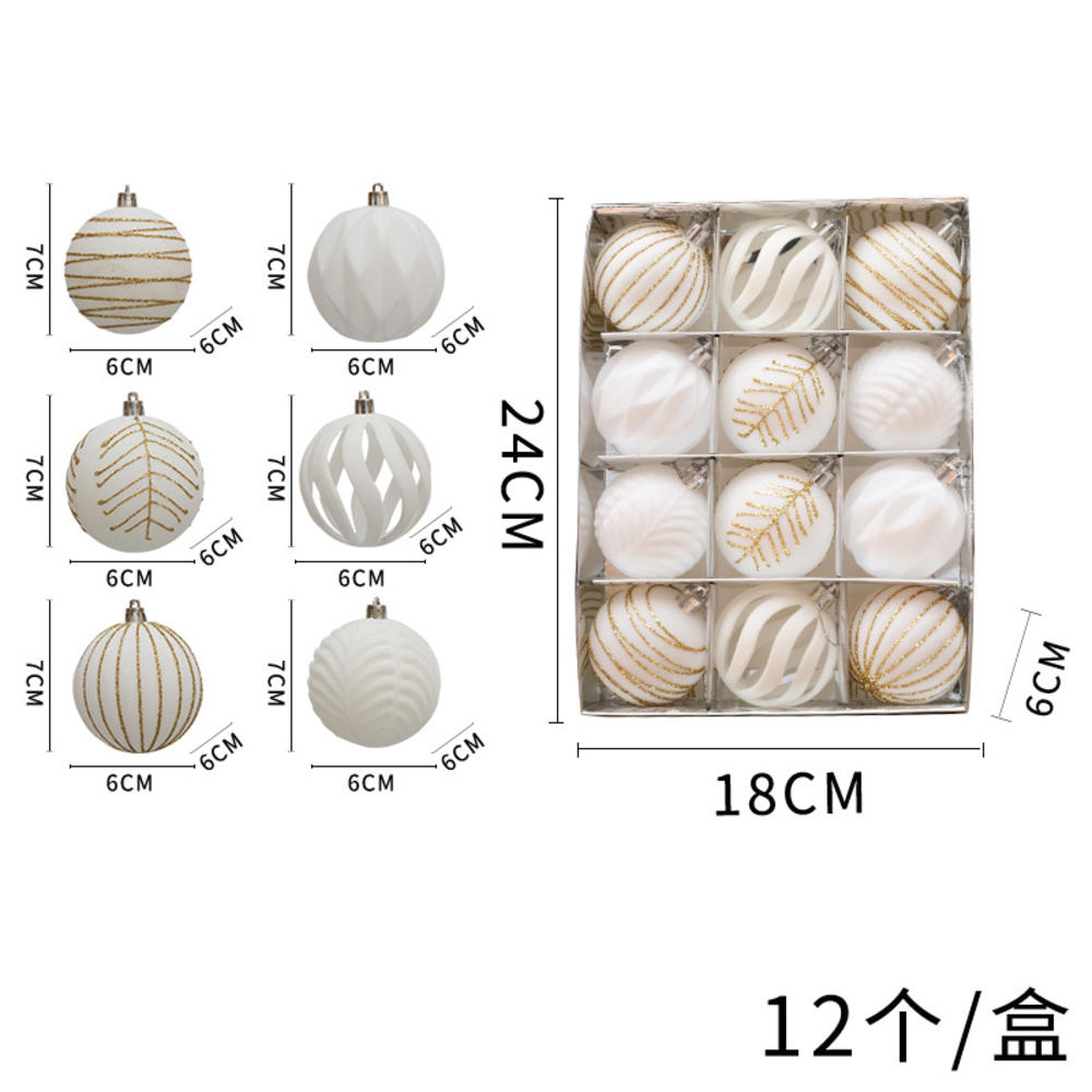Xmas Decorations Boxed Packaging Christmas Ornaments Festive Balls 16pcs Set Tree Decorations For Home Decoration New Year