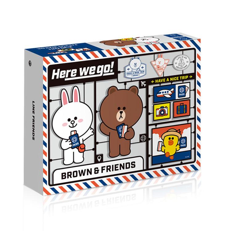 Пазл из 150 деталей - Коллекция Line Friends Tour — фото 2