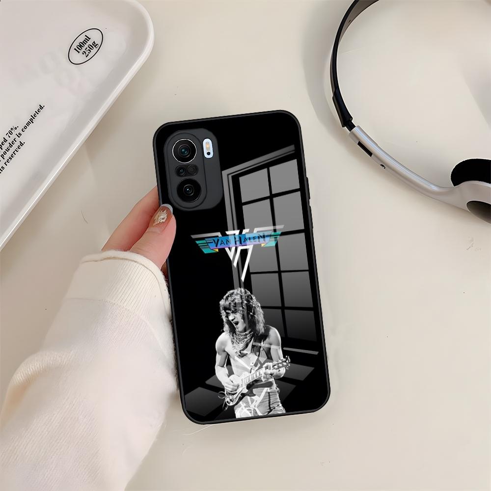 

Eddie Van Halen Graphic Guitar Phone Case For Xiaomi 14 Lite 12 Pro 11t 13 Lite POCO M6 M5 X6 X5 X3 NFC F5 F6 Pro Glass Cover POCO F6 Pro