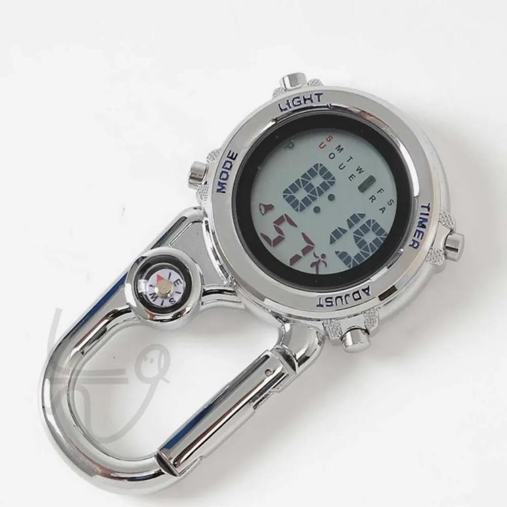 N7 Carabiner Sports Watch Blue Hiking Carabiner Keyring Watch
