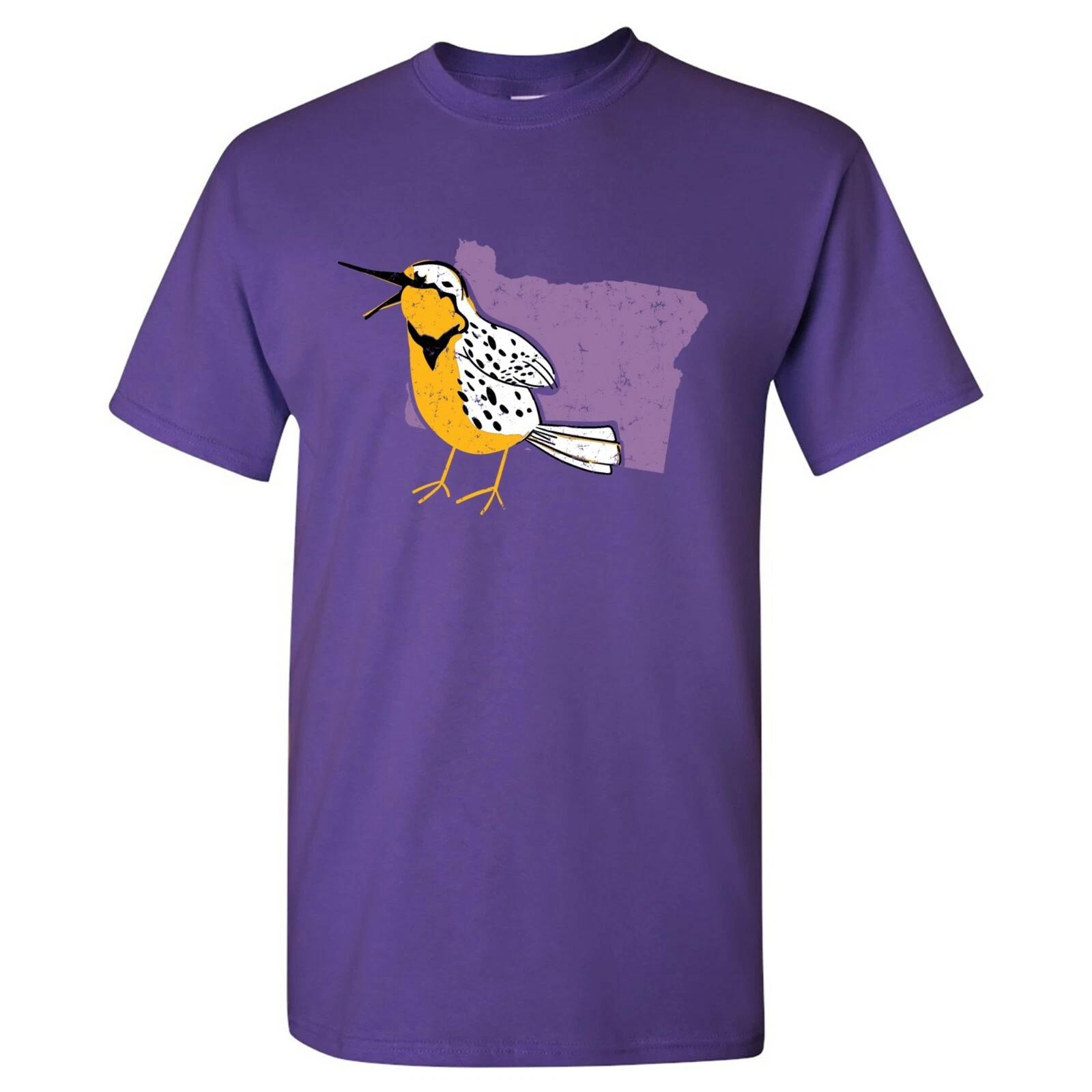 Oregon State Bird - State Pride T Shirt - Purple S